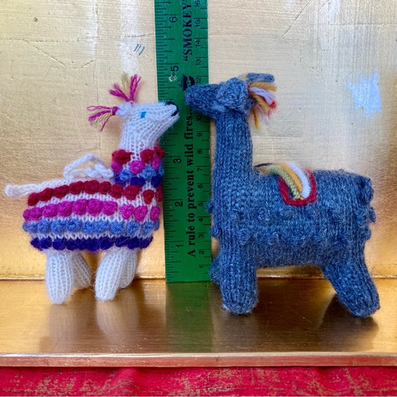 (2) Peru Llama Ornaments, hand knit - Picture 10 of 10